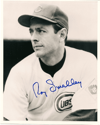 AUTOGRAPHED  ROY SMALLEY 8x10 Chicago Cubs photo