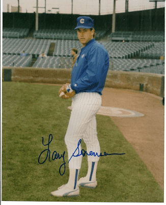 AUTOGRAPHED  LARY SORENSEN 8x10 Chicago Cubs photo