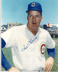 AUTOGRAPHED  LEE THOMAS 8X10 Chicago Cubs photo