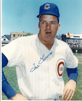 AUTOGRAPHED  LEE THOMAS 8X10 Chicago Cubs photo