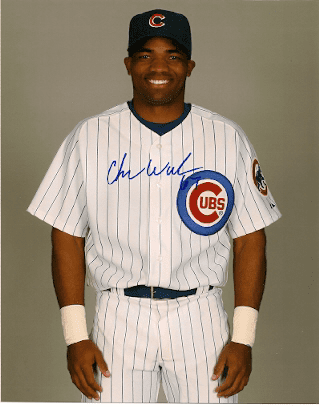 AUTOGRAPHED  CHRIS WALKER - Chicago Cubs photo