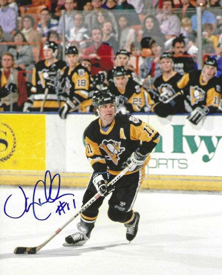 Autographed JOHN CULLEN 8x10 Pittsburgh Penguins photo