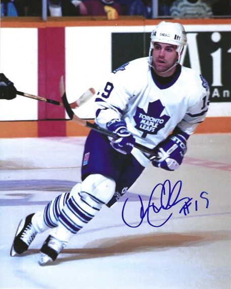 Autographed JOHN CULLEN 8X10 Toronto Maple Leafs photo