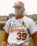 AUTOGRAPHED GEORGE CULVER St. Louis Cardinals photo