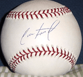CURT FORD  Autographed Official Major League Baseball