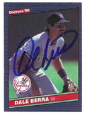 Autographed DALE BERRA New York Yankees 1986 Donruss Card