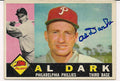 Autographed AL DARK 1960 Topps Card