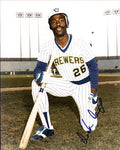 AUTOGRAPHED DICK DAVIS 8X10 Milwaukee Brewers Photo