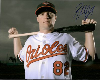 AUTOGRAPHED  photo BLAKE DAVIS Baltimore Orioles