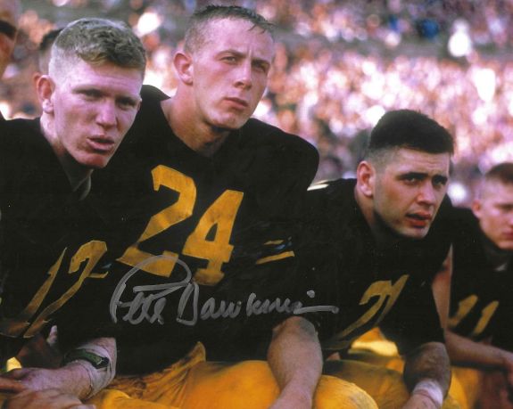 Autographed PETE DAWKINS Heisman 58 8x10 Army Photo