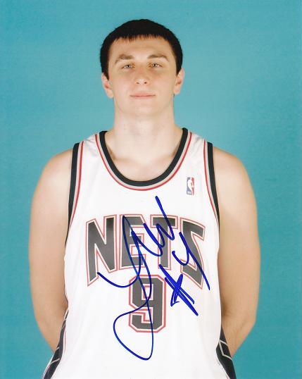AUTOGRAPHED SIGNED photo MILE ILIC NJ Nets