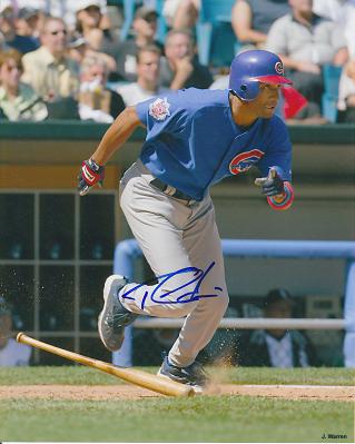 AUTOGRAPHED TOM GOODWIN 8x10 Chicago Cubs Photo