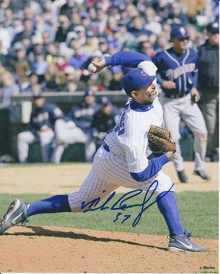 AUTOGRAPHED SIGNED photo MIKE REMLINGER Chicago Cubs