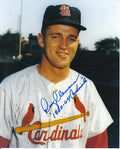 AUTOGRAPHED DOUG CLEMENS 8X10 St. Louis Cardinals Photo