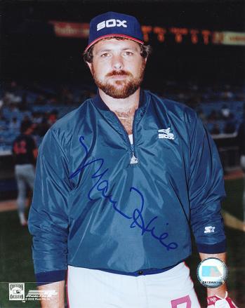 AUTOGRAPHED SIGNED photo MARC HILL #1 Chicago White Sox
