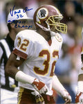 Autographed Vernon Dean 8x10 Washington Redskins Photo