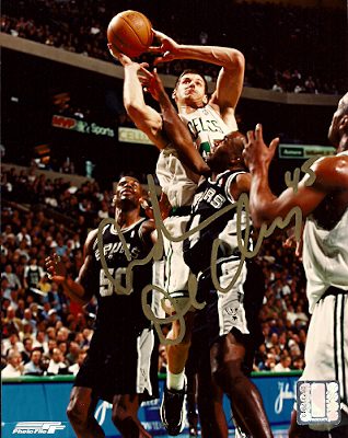 AUTOGRAPHED ANDREW DECLERCQ 8x10 Boston Celtics photo