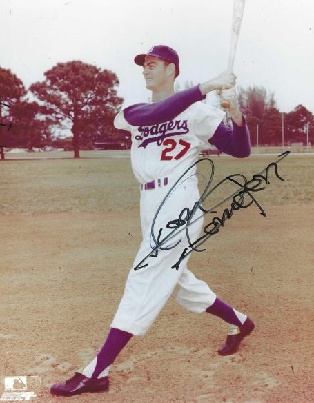 AUTOGRAPHED DOM DEMETER 8X10 Los Angeles Dodgers Photo