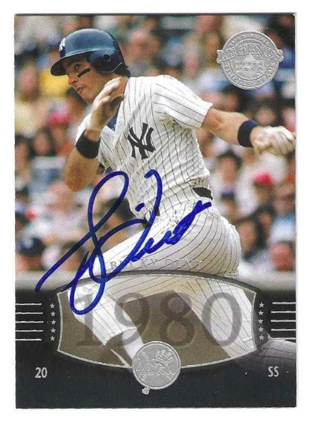 Autographed BUCKY DENT New York Yankees 2004 Upper Deck Timeless Teams Card