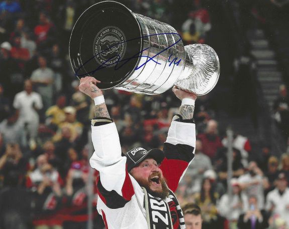 Autographed NICOLAS DESLAURIERS Carolina Huricanes 8x10 photo