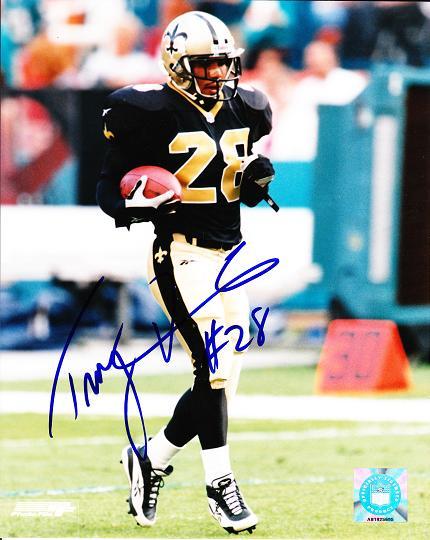 AUTOGRAPHED photo TROY DAVIS New Orleans Saints