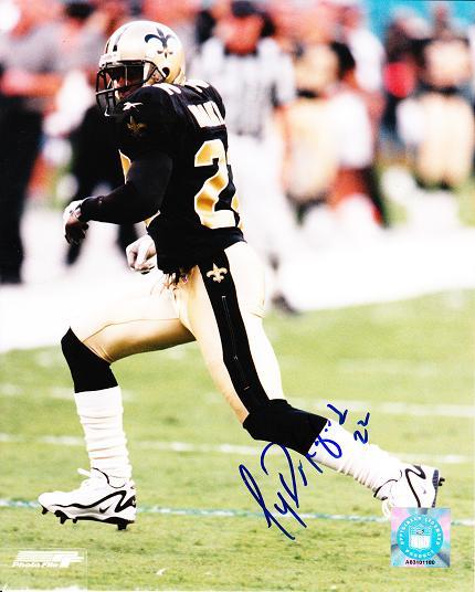 AUTOGRAPHED photo TYRONNE DRAKEFORD New Orleans Saints