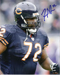 AUTOGRAPHED QASIM MITCHELL 8x10 Chicago Bears Photo