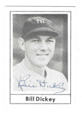 Autographed BILL DICKEY New York Yankees 1978 Grand Slam Card