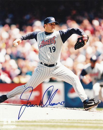 AUTOGRAPHED SIGNED photo JASON DICKSON #1 Anaheim Angels