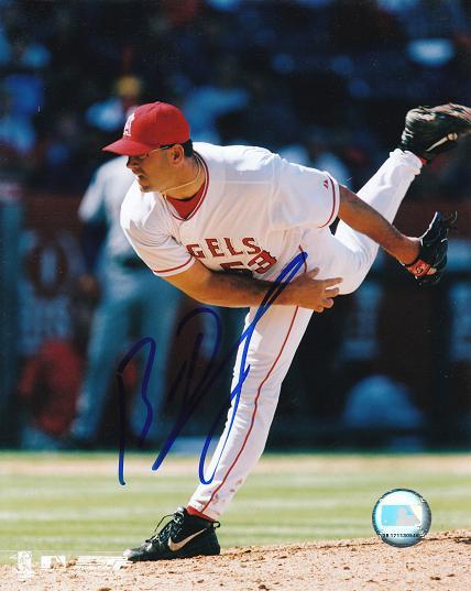 AUTOGRAPHED 8X10 photo BRENDAN DONNELLY Anaheim Angels