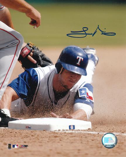 AUTOGRAPHED SIGNED photo LAYNCE NIX Texas Rangers