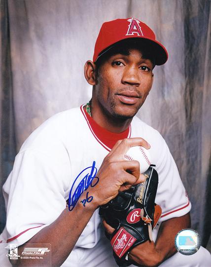 AUTOGRAPHED SIGNED photo RAMON ORTIZ #4 Anaheim Angels