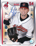 AUTOGRAPHED DAVID RISKE 8x10 Cleveland Indians Photo