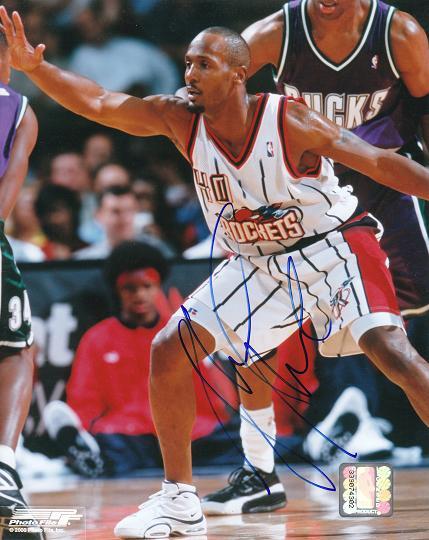 AUTOGRAPHED SIGNED photo SHANDON ANDERSON Houston Rockets