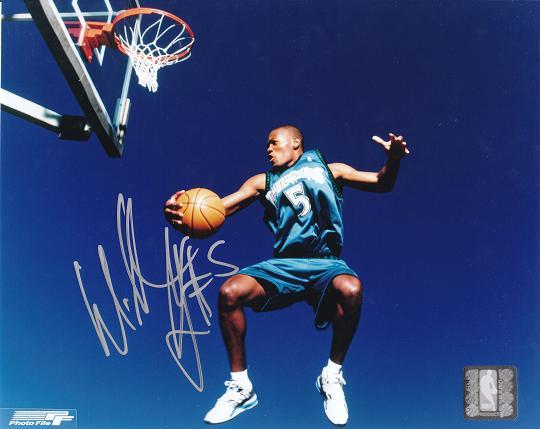 AUTOGRAPHED SIGNED photo WILLIAM AVERY Timberwolves