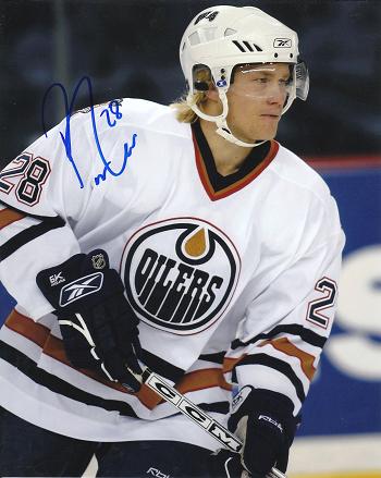 AUTOGRAPHED SIGNED photo PATRICK THORESEN Oilers