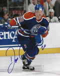 Autographed DAVID OLIVER 8X10 EDMONTON OILERS Photo