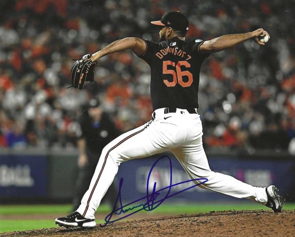 AUTOGRAPHED SERANTHONY DOMINGUEZ 8X10 Baltimore Orioles Photo