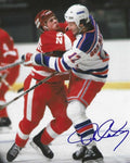 Autographed DON MALONEY 8X10 New York Rangers Photo