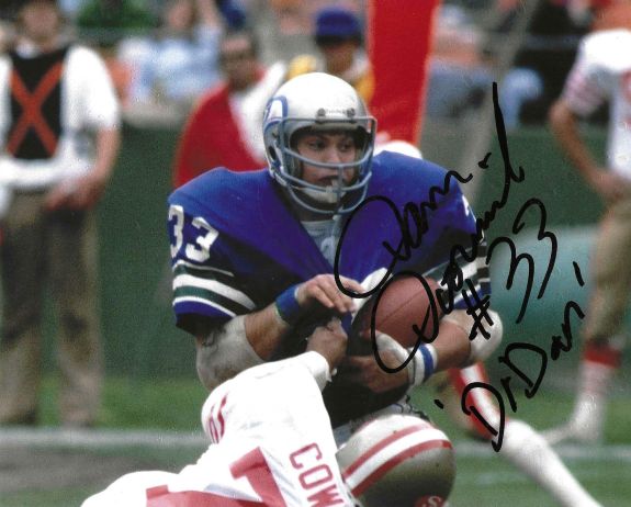 Autographed DAN DOORNINK 8X10 Seattle Seahawks photo