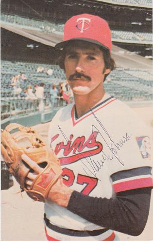 SIGNED 1978 Postcard DAVE JOHNSON Minnesota Twins