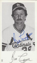 SIGNED Team Issued Postcard BILL CAMPBELL Cardinals