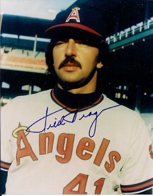 AUTOGRAPHED DICK DRAGO 8X10 California Angels Photo