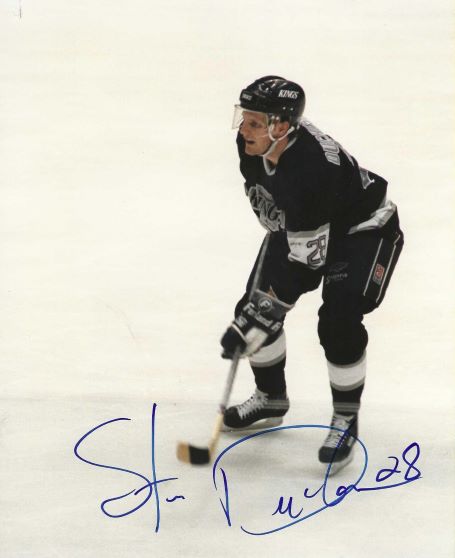 Autographed STEVE DUCHESNE 8X10 Los Angeles Kings Photo