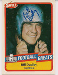 Signed BILL DUDLEY 1989 Swell Football Card