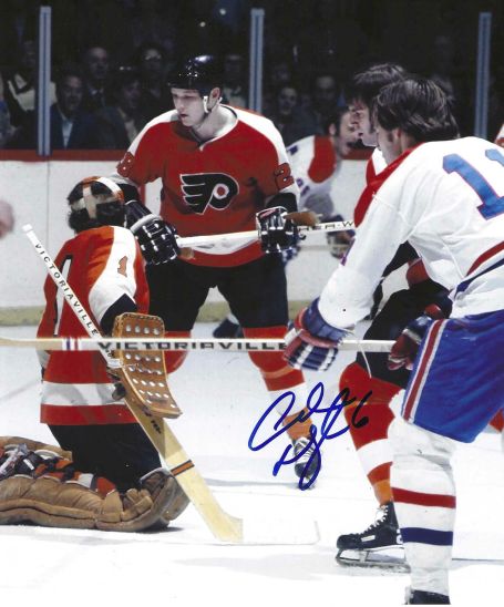 Autographed ANDRE MOOSE DUPONT 8X10 Philadelphia Flyers Photo