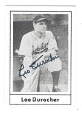 Autographed LEO DUROCHER 1978 Grand Slam card