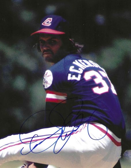 AUTOGRAPHED DENNIS ECKERSLEY 8x10 Cleveland Indians Photo