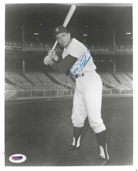 AUTOGRAPHED DOC EDWARDS 8x10 New York Yankees Photo PSA/DNA