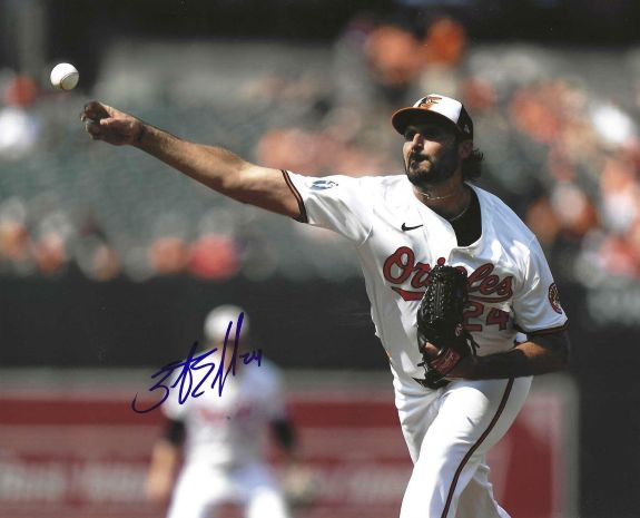 AUTOGRAPHED ZACH EFLIN 8X10 Baltimore Orioles Photo